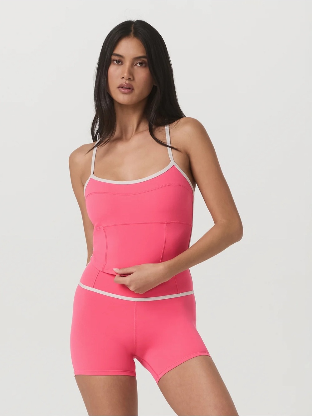 Vuori AllTheFeels™ Corset Tank in Sunset Pink Size Small